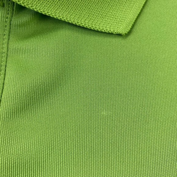 Under ARMOUR Golf Shirt Men Medium M Green Embroidered Logo - STAINS - READ - Picture 4 of 14